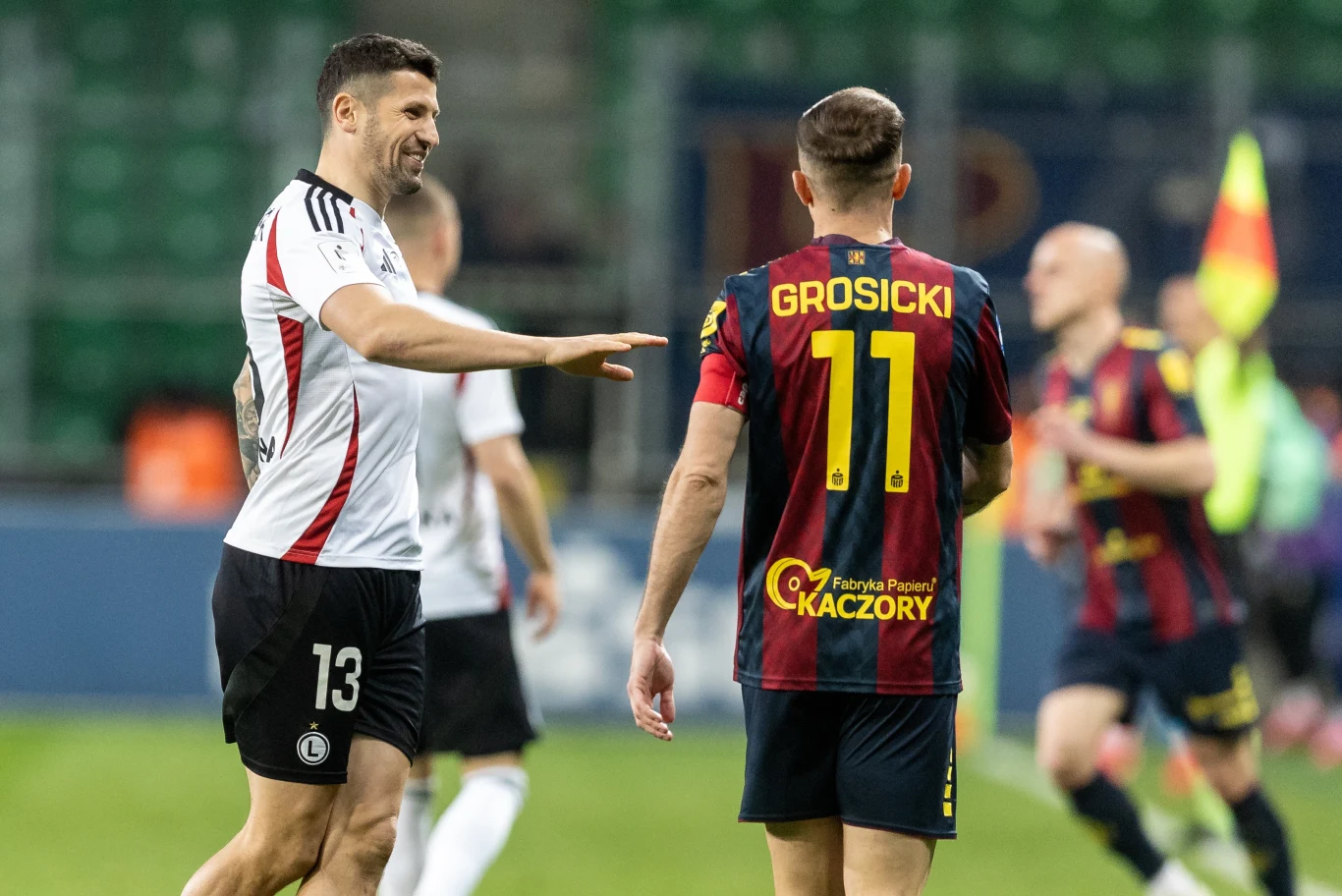Paweł Wszołek (Legia Warszawa) i Kamil Grosicki (Pogoń Szczecin) Paweł Wszołek (Legia Warszawa) i Kamil Grosicki (Pogoń Szczecin)
