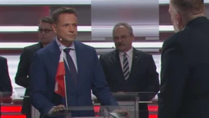 Trzaskowski z flagą, uderzył w rywala. Mamy odpowiedź sztabu Nawrockiego