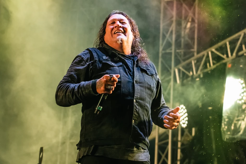Chuck Billy (Testament) w akcji Chuck Billy (Testament) w akcji