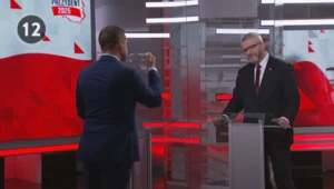 "Ja tego nie będę słuchał". Trzaskowski odszedł od mównicy