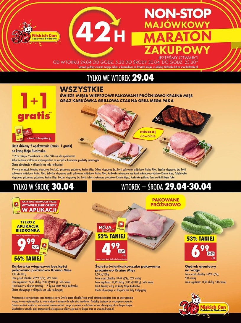 Gazetka promocyjna Biedronka - ważna od 29. 04. 2025 do 30. 04. 2025