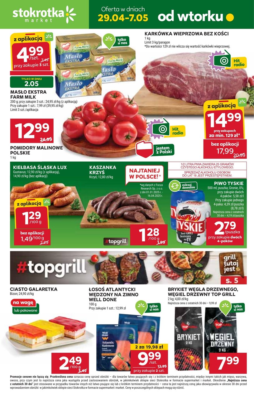 Gazetka promocyjna Stokrotka Market - ważna od 29. 04. 2025 do 07. 05. 2025