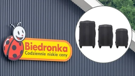 540 zł oszczędności! Sprawdź promocję na zestaw walizek Wings w Biedronce!