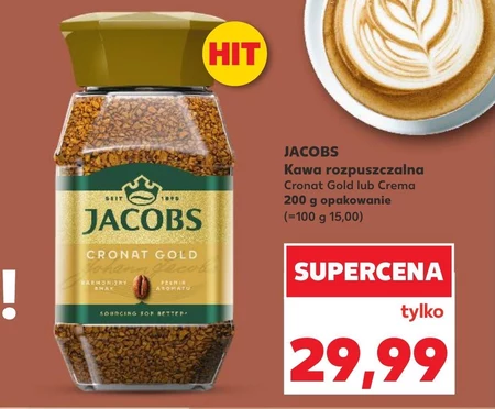 Jacobs Cronat Gold Kawa rozpuszczalna 200 g