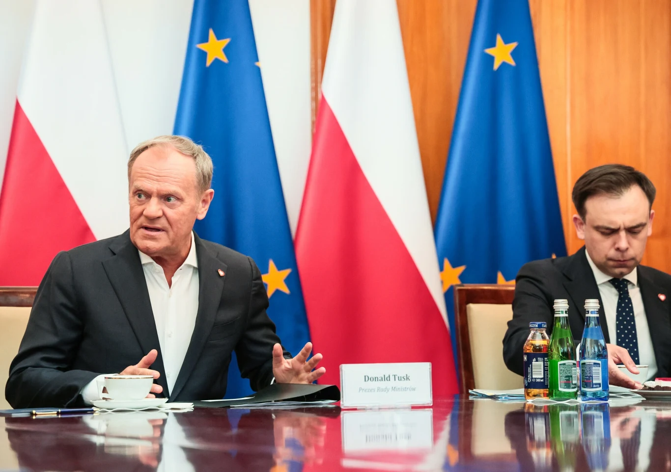 Premier Donald Tusk i minister finansów Andrzej Domański ogłosili nowe otwarcie w relacjach Polska-USA Premier Donald Tusk i minister finansów Andrzej Domański ogłosili nowe otwarcie w relacjach Polska-USA