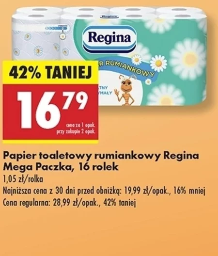 Regina Papier Rumiankowy 16 rolek