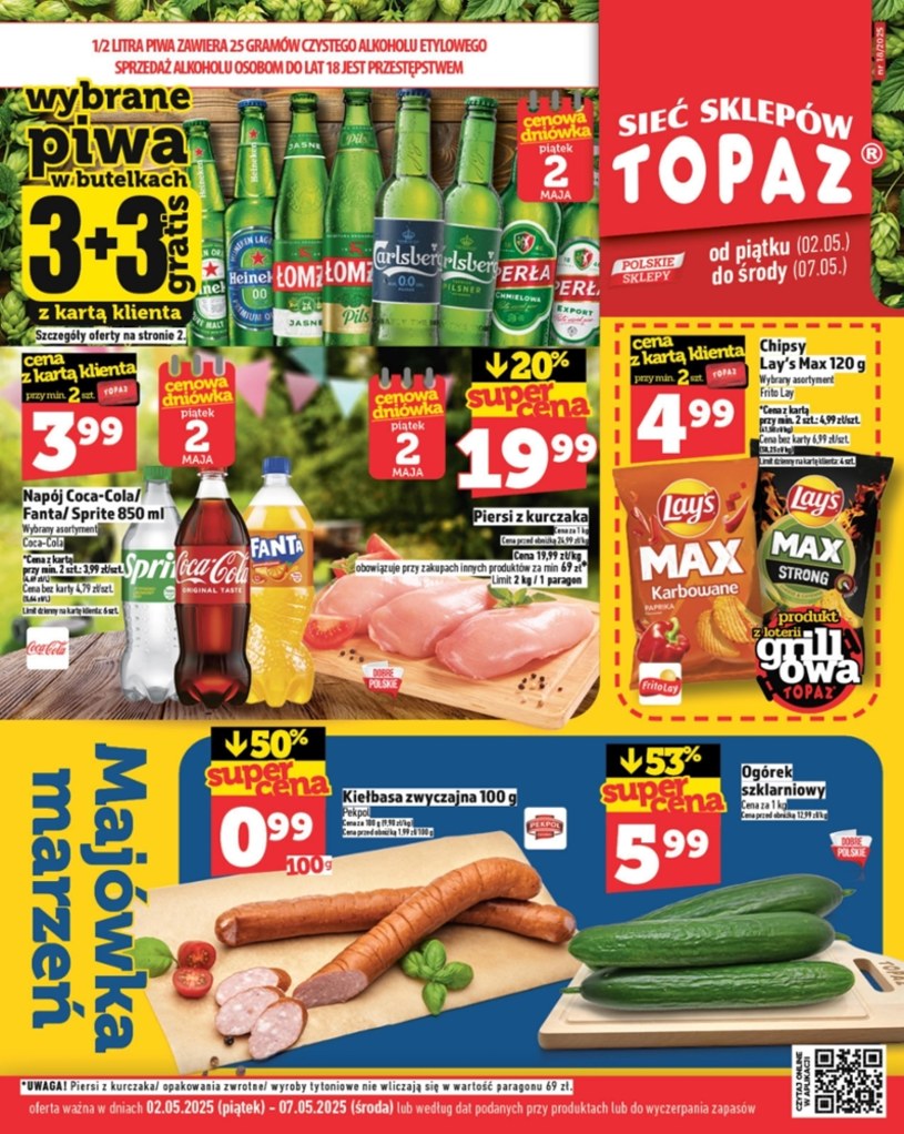 Gazetka promocyjna Topaz - ważna od 02. 05. 2025 do 07. 05. 2025