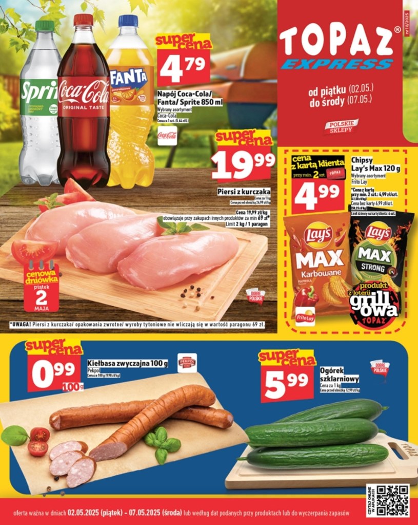 Gazetka promocyjna Topaz - ważna od 02. 05. 2025 do 07. 05. 2025