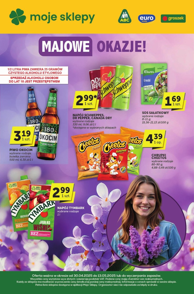 Gazetka promocyjna moje sklepy - ważna od 30. 04. 2025 do 13. 05. 2025