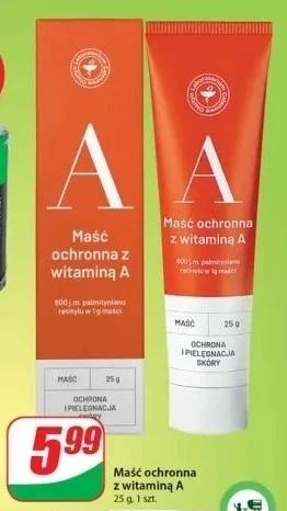 Maść ochronną z witaminą A w Dino