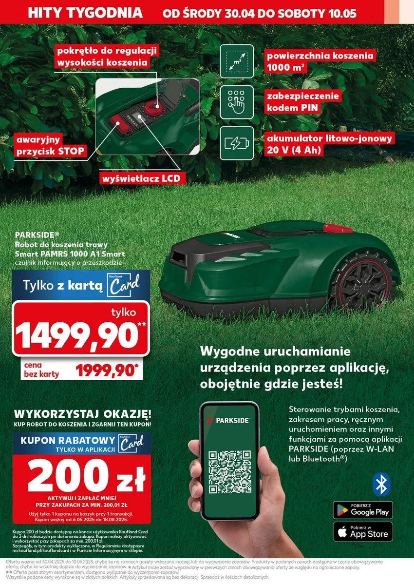 Hit ogrodowy do koszenia trawy wraca do Kauflandu! Parkside 500 zł taniej!