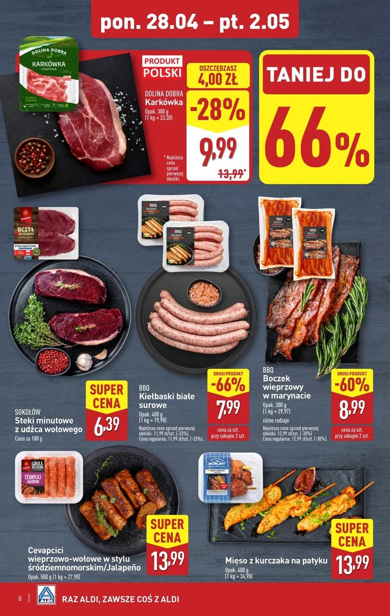 Promocje na majówkę w ALDI