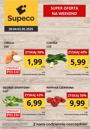 Gazetka promocyjna Supeco, ważna od 30.04.2025 do 02.05.2025.