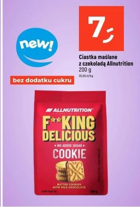 Ciastka bez cukru Allnutrittion
