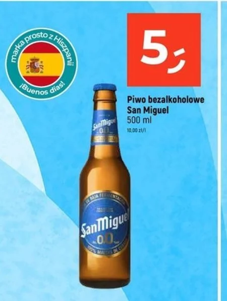 Piwo bezalkoholowe San Miguel