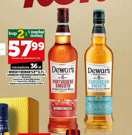 Dewar's Caribbean Smooth Whisky szkocka mieszana 700 ml