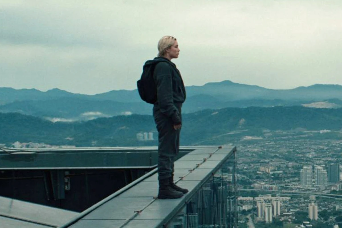 Florence Pugh w scenie z "Thunderbolts*" Florence Pugh w scenie z "Thunderbolts*"