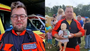 Łukasz Wrycz-Rekowski, członek zespołu ratownictwa medycznego z trójmiejskiej karetki,