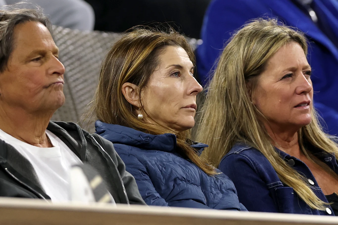 Monica Seles (w środku) obecnie