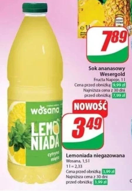 Лимонад Wosana
