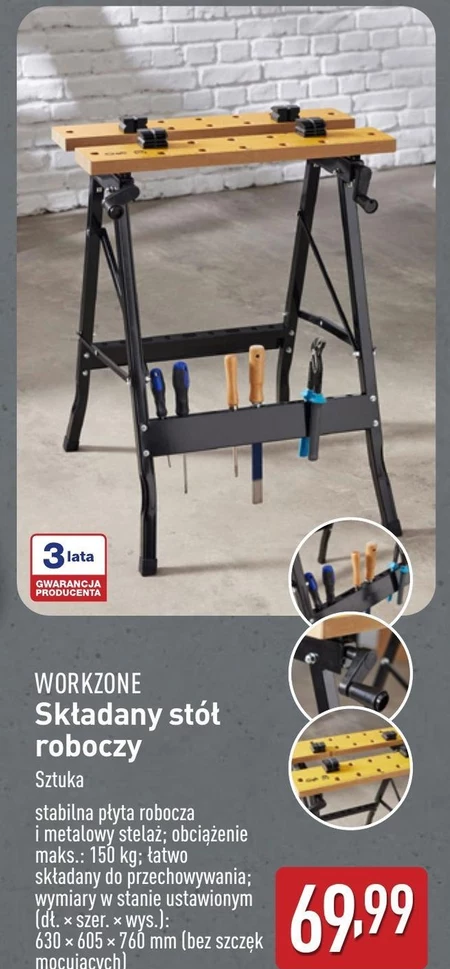 Stół roboczy Workzone