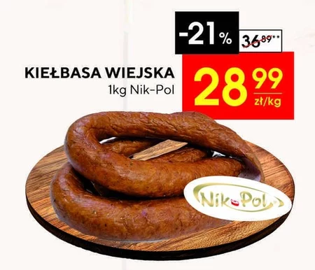 Kiełbasa wiejska NIKPOL