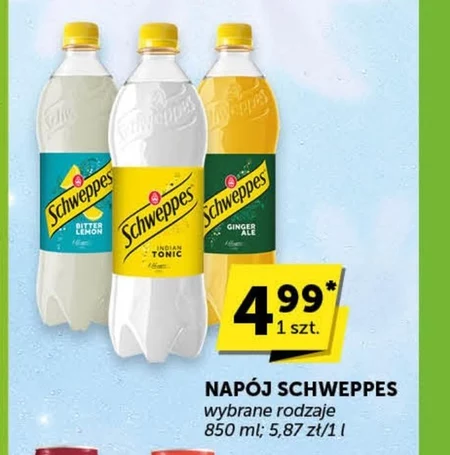 Schweppes Ginger Ale Napój gazowany 0,85 l