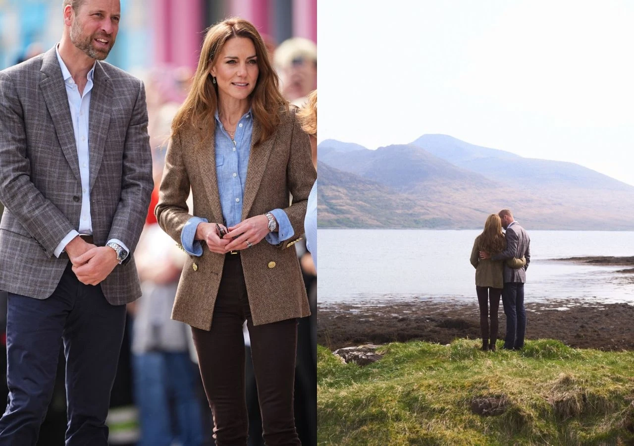Księżna Kate i książę William w Szkocji