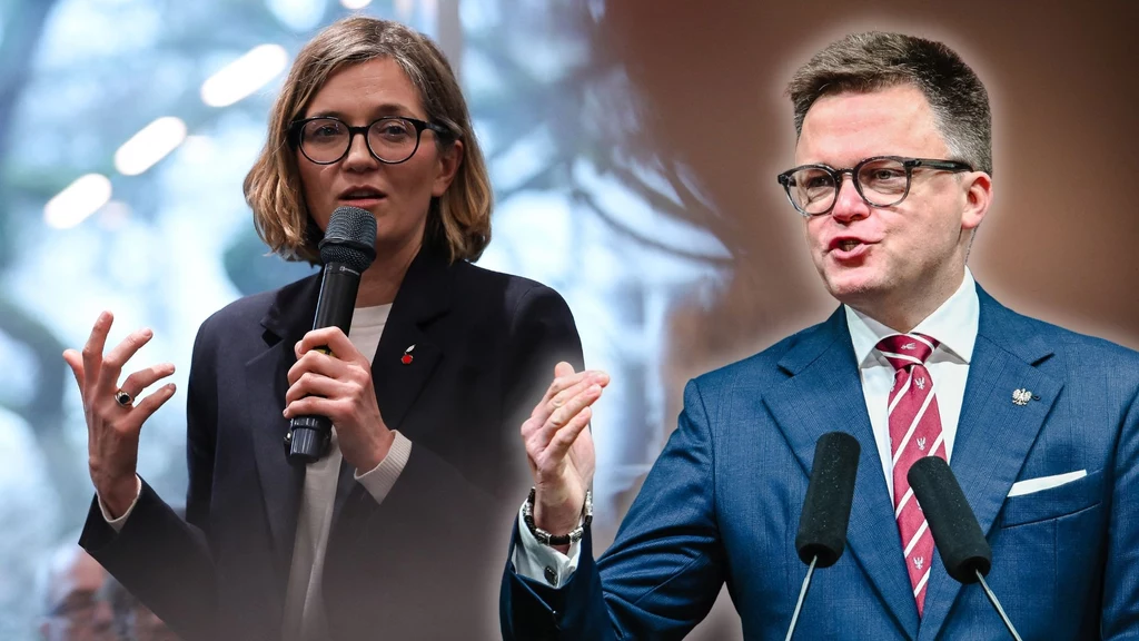 Debata Szymona Hołowni i Magdaleny Biejat w Gdyni