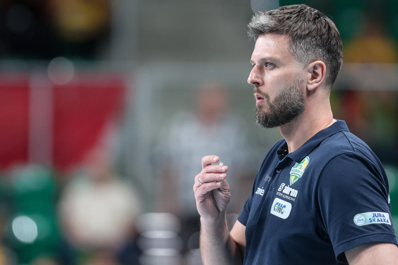 Michał Winiarski, trener Aluron CMC Warty Zawiercie Michał Winiarski, trener Aluron CMC Warty Zawiercie