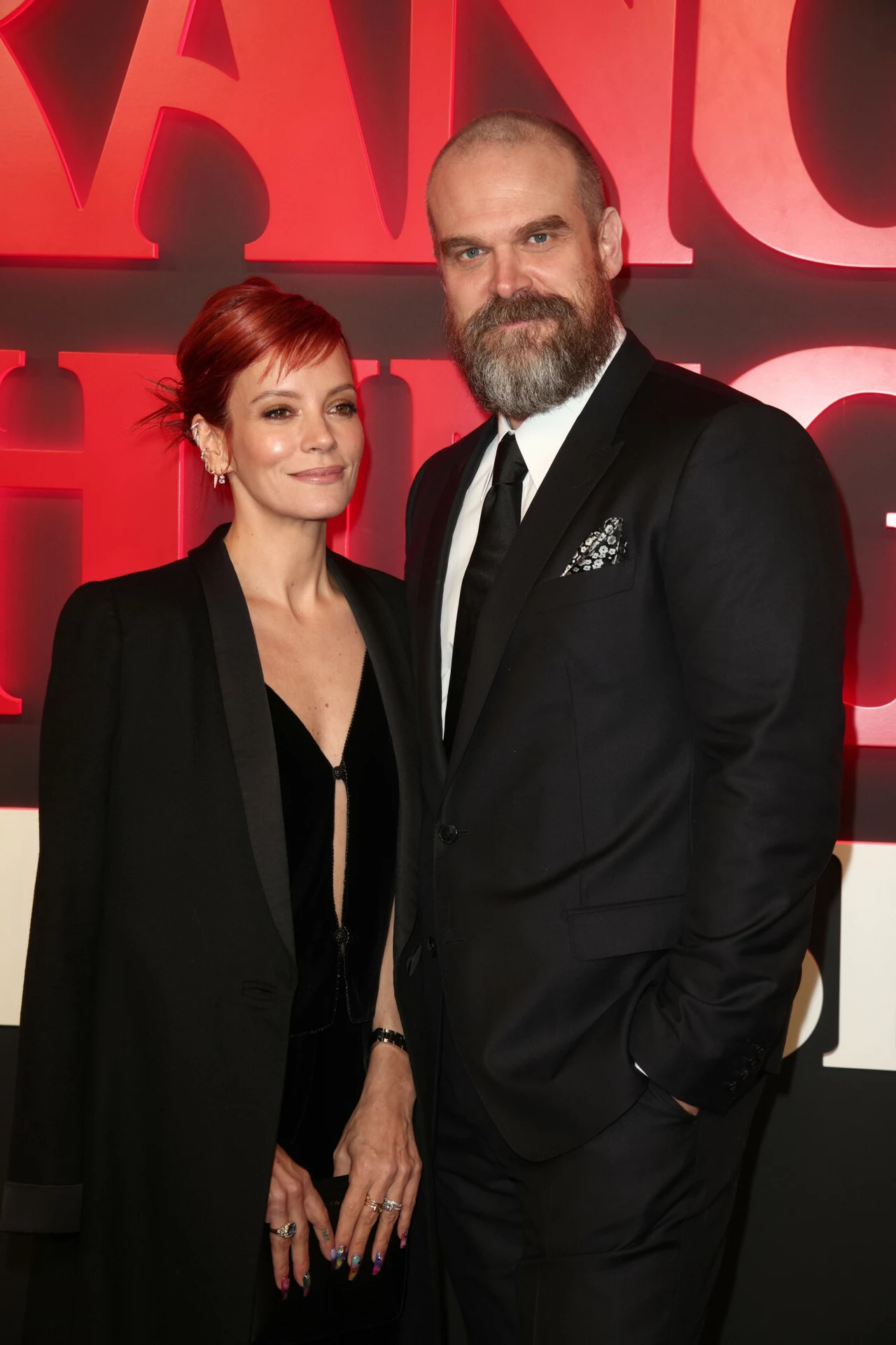 Lily Allen i David Harbour - Londyn, 14 grudnia 2023 r.