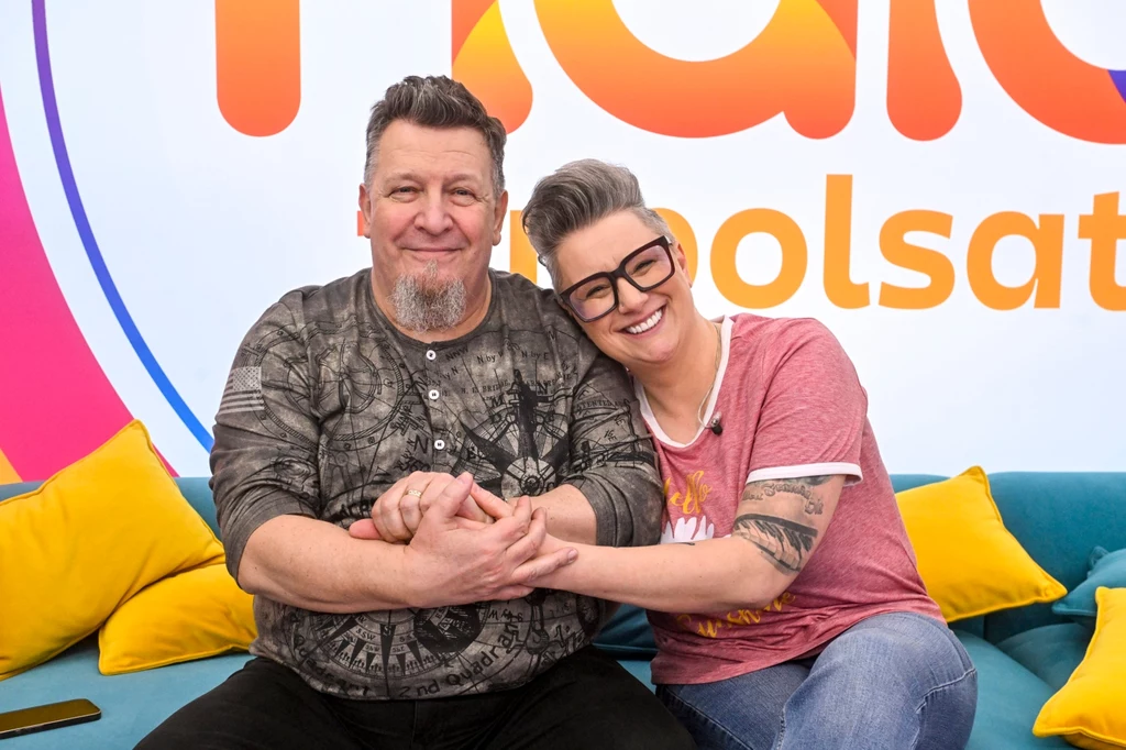 Zosia Karbowiak z mężem Tomaszem w programie "halo tu Polsat" Zosia Karbowiak z mężem Tomaszem w programie "halo tu Polsat"