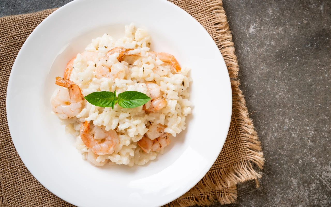 Risotto z krewetkami