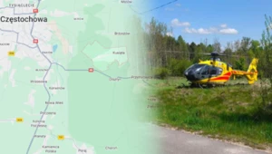 Podczas akcji ratunkowej wykorzystano śmigłowiec LPR