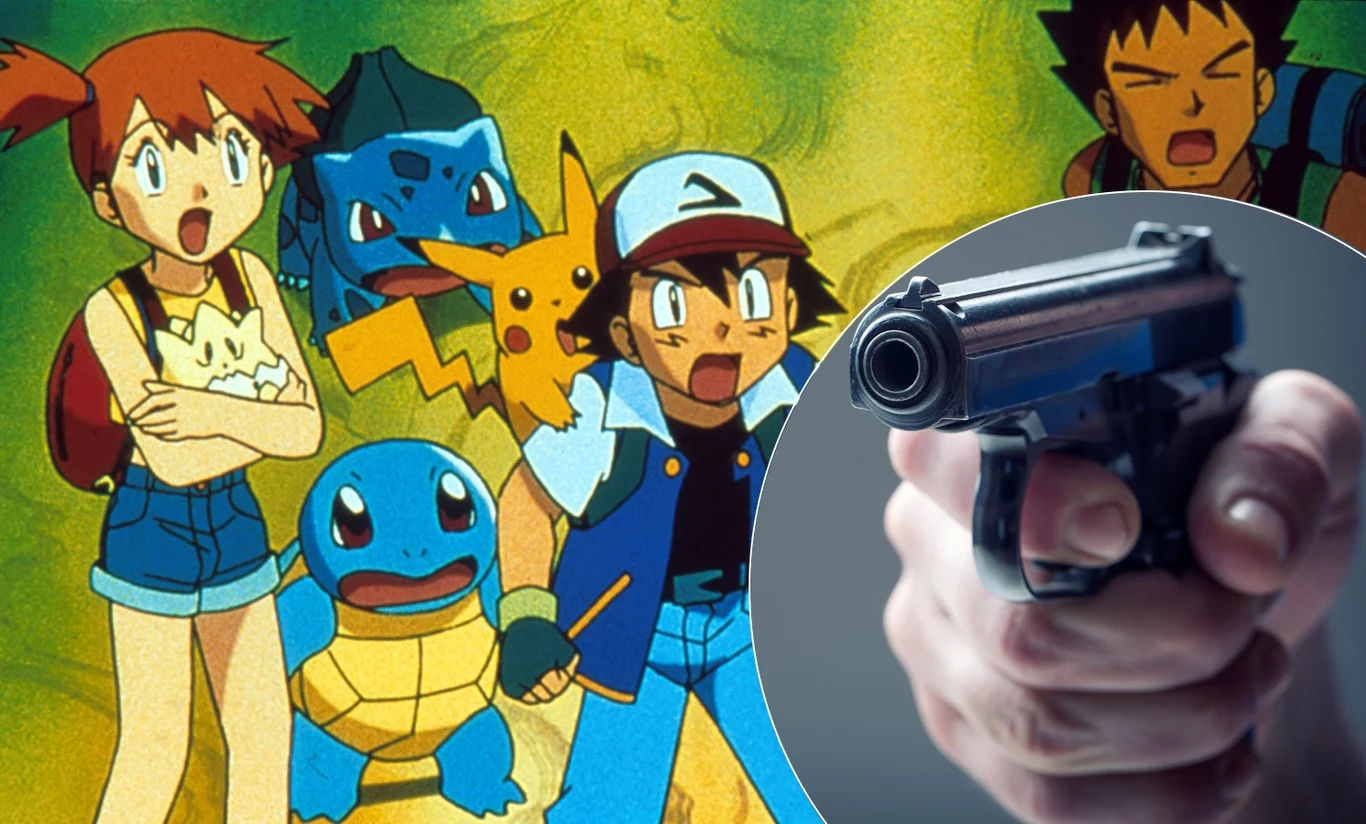 Pokemon, prawie jak osobisty ochroniarz, zasłonił właścicielkę, przyjmując kulę na siebie Pokemon, prawie jak osobisty ochroniarz, zasłonił właścicielkę, przyjmując kulę na siebie