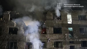 Zmasowany atak rosyjskich dronów na Zaporoże. 14 osób rannych