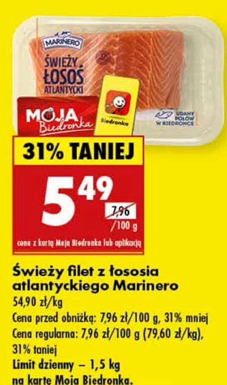 Filet z łososia Marinero