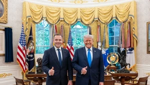 Nawrocki spotkał się z Trumpem. "Powiedział: ty zwyciężysz"