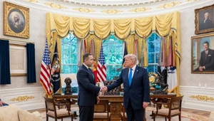 Trump przyjął Nawrockiego w Białym Domu. Lawina politycznych reakcji