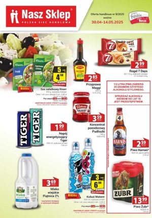 Gazetka promocyjna Nasz Sklep, ważna od 30.04.2025 do 14.05.2025.
