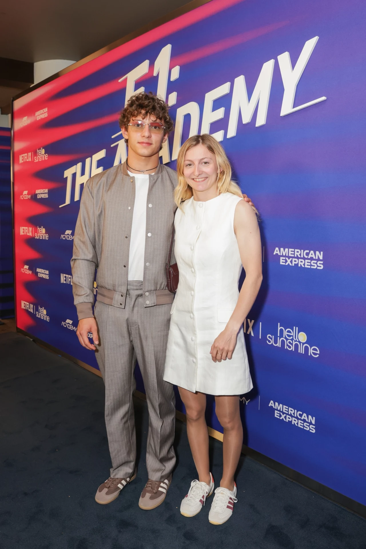 Kimi Antonelli i Doriane Pin na premierze "F1: The Academy" w Miami Kimi Antonelli i Doriane Pin na premierze "F1: The Academy" w Miami