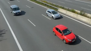 Dwa pojazdy wjeżdżają na środkowy pas. Kto ma pierwszeństwo? 
