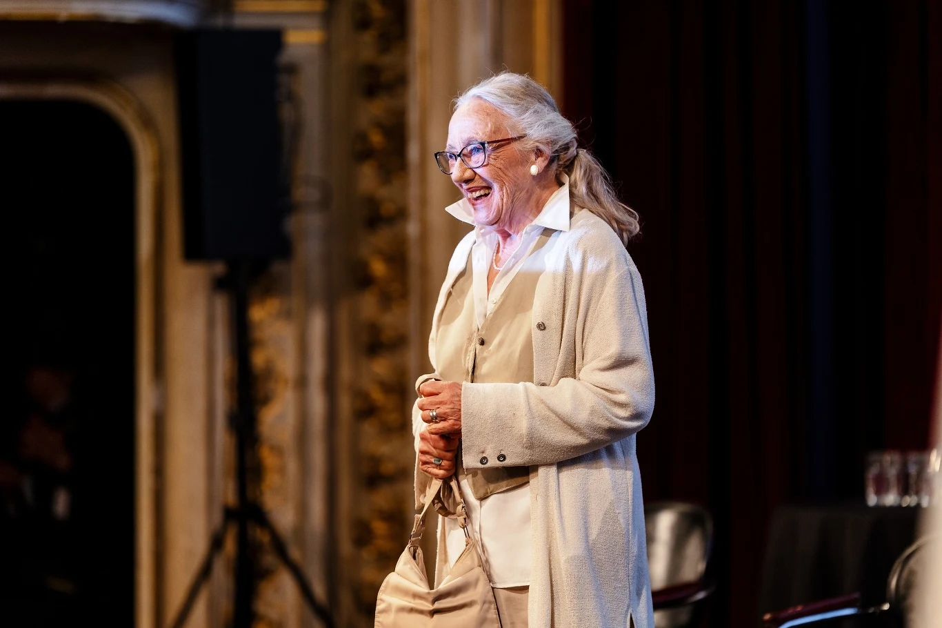 Maja Komorowska na spotkaniu w Teatrze im. Adama Mickiewicza w Cieszynie