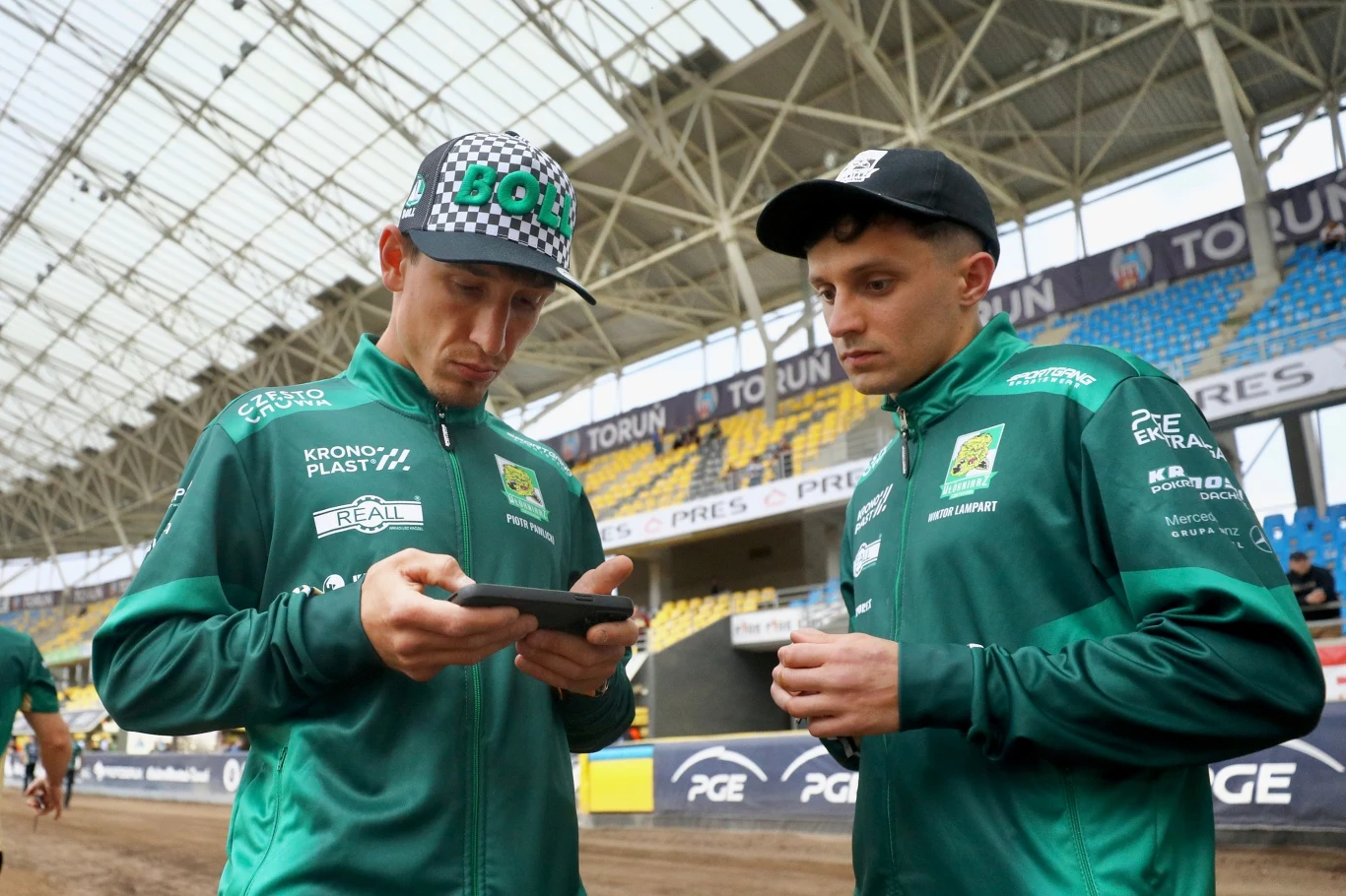 Piotr Pawlicki z Wiktorem Lampartem Piotr Pawlicki z Wiktorem Lampartem