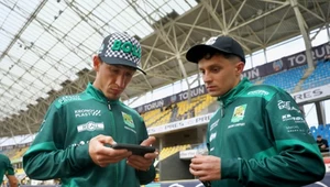 Piotr Pawlicki z Wiktorem Lampartem