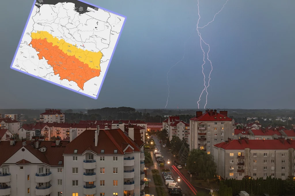 IMGW alarmuje. Wydano nowe alerty przed burzami IMGW alarmuje. Wydano nowe alerty przed burzami