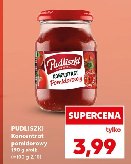 Koncentrat pomidorowy Pudliszki