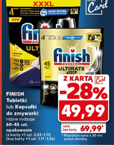 Таблетки для посудомийних машин Finish