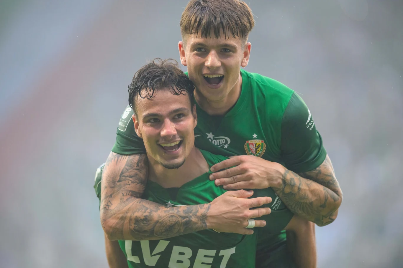 Assad Al Hamlawi i Mateusz Żukowski