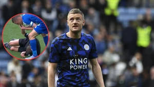Jamie Vardy zobaczył cierpiącego sędziego i od razu przerwał mecz